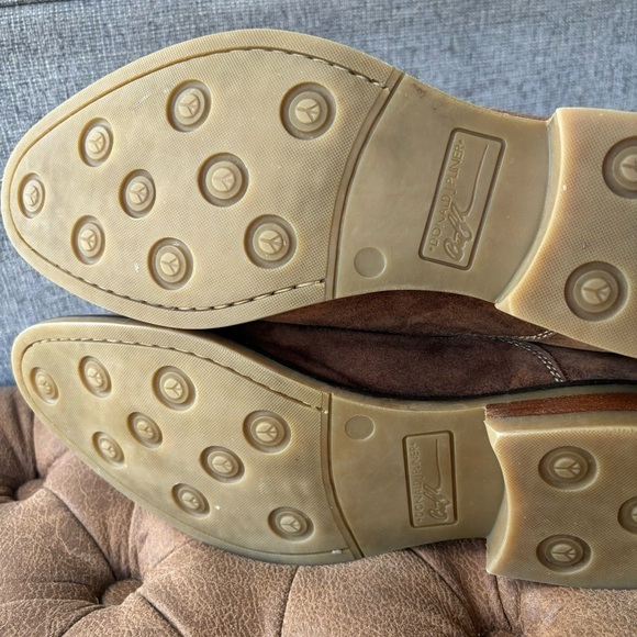 Donald J Pliner Embe Brown Suede Oxford Dress Shoes 10.5 - Picture 14 of 15